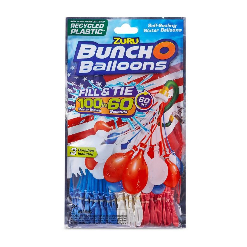 Photo 1 of Bunch O Balloons 3pk Tower - Red/White/Blue(2)