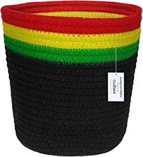 Photo 1 of 
FREESPIRAL - Reggae Rope Basket for Single houseplant. Washable and Multipurpose as a Plant Grower - Storage Basket - Fruit Basket or Reggae Party Decor..