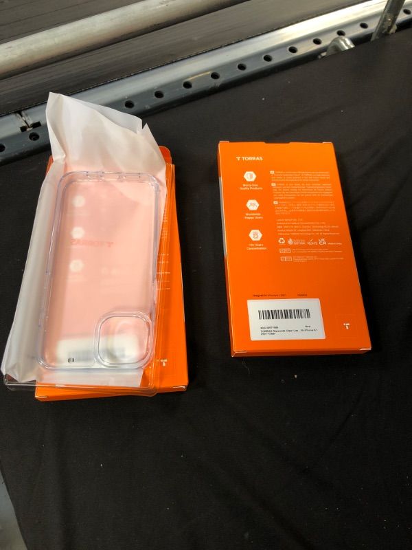 Photo 1 of TORRAS Diamond Clear for iPhone 14 Case Clear for iPhone 13 Case Clear [Non-Yellowing][10FT Military Grade Drop Defender] Shockproof Protective Yet Slim for iPhone 13/iPhone 14, Clear(2)