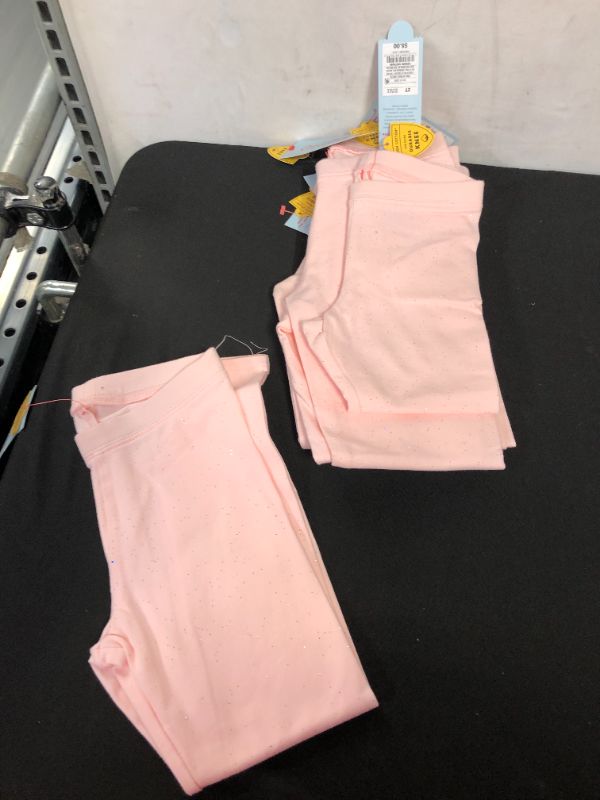 Photo 2 of 6 PIECE PINK TODDLER GIRLS LEGGING BUNDLE-- ALL DIFFERENT SIZES