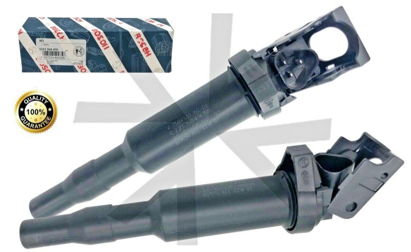 Photo 1 of 2Pack Ignition Coils For Bosch 0221504470 FIT BMW 12138616153 325 530 535 X3