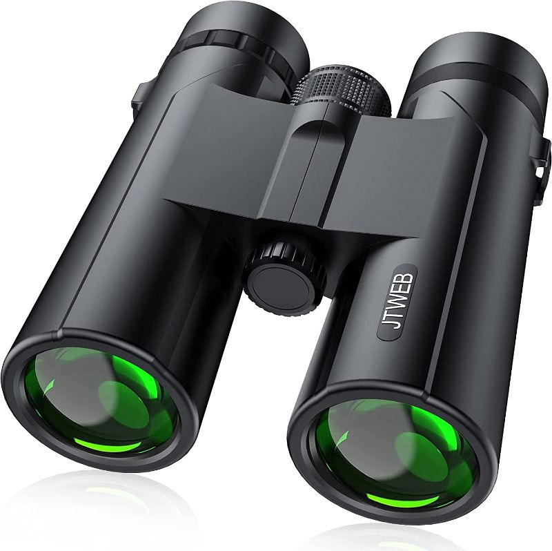 Photo 1 of 12x42 Binoculars for Bird Watching, BAK4 Prism Professional HD Binoculars for Adults with FMC Lens Low Light Vision, Waterproof Binoculars for Hunting Hiking Stargazing Travel Outdoor Sports Gifts