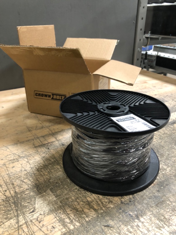 Photo 1 of 1/8 in. x 500 ft. Premium Nylon Paracord, Black
