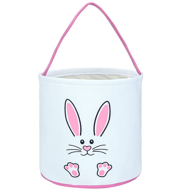 Photo 1 of Easter Basket for Kids Easter Bunny Basket Easter Gift Bags Eggs Hunt Bag Kids Easter Tote Bag Easter Decorations ***3 Pack***