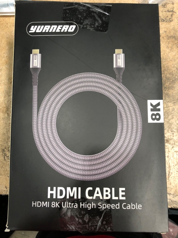 Photo 2 of 8K@60 HDMI Cable 10FT/3M, Highwings 48Gbps 2.1 High Speed HDMI Braided Nylon