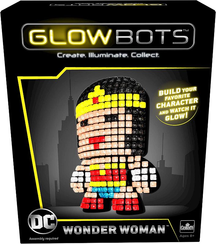 Photo 1 of Goliath DC Glowbot Wonder Woman, Multicolor
