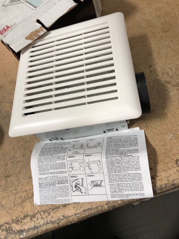 Photo 1 of 50 CFM Ceiling/Wall Mount Bathroom Exhaust Fan
