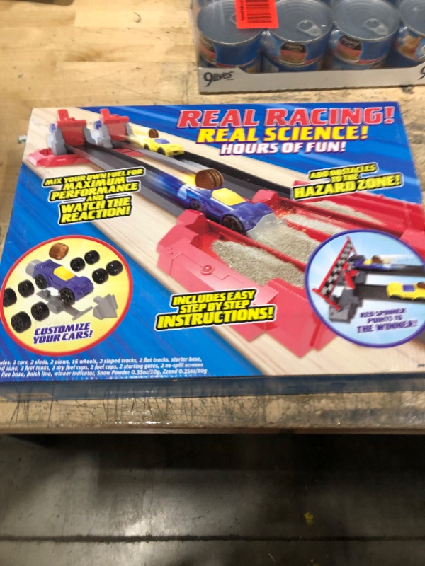 Photo 2 of Be Amazing! Toys Science to The Max DIY Rocket Race Car Science Experiment for Kids & Teens - STEM Chemistry Kit for Boys and Girls - Make Your Own Water Race Rocket with Race Track for Ages 8+