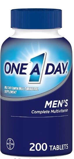 Photo 1 of (X2) One A Day Men’s Multivitamin, Supplement with Vitamin A, Vitamin C, Vitamin D, Vitamin E and Zinc for Immune Health Support, B12, Calcium & more, 200 count
EX:12/2023