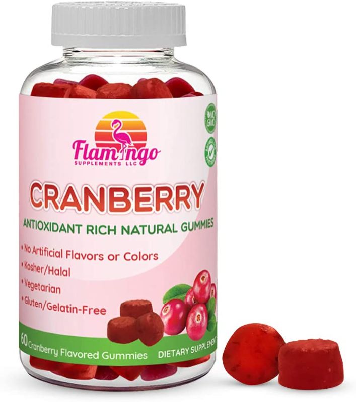 Photo 1 of ***EXP 03/23***Cranberry Gummy Supplement for Women, Men, and Kids. 1000 mg, Vegan, Vegetarian, No Gluten, Gelatin or GMO. Kosher and Halal. 60 Count