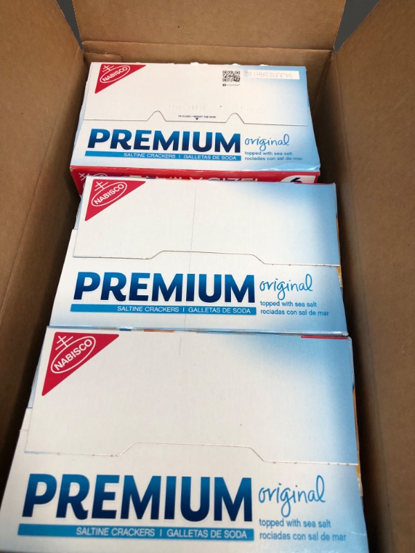 Photo 3 of ***EXP 06/04/22*** Premium Saltine Crackers, Family Size, 3 Boxes