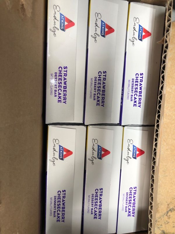 Photo 3 of ***EXP 7/01/22*** Atkins Endulge Treat Strawberry Cheesecake Dessert Bar. Rich and Creamy Dessert Favorites. Keto-Friendly. (30 Bars)