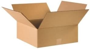 Photo 1 of 16 x 16 x 6 Flat Corrugated Boxes, pack of 24
