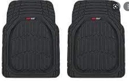 Photo 1 of (MISSING LARGE MAT) Motor Trend 923-BK Black FlexTough Contour Liners-Deep Dish Heavy Duty Rubber Floor Mats for Car SUV Truck & Van-All Weather Protection Trim to Fit Most Vehicles
