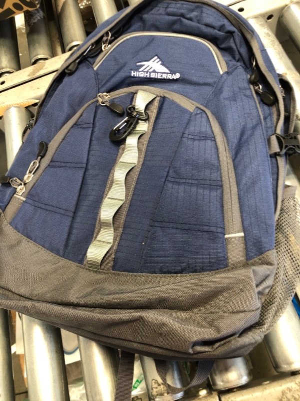 Photo 2 of (TORN SHOULDERSTRAP) High Sierra Access 2.0 Laptop Backpack, True Navy/Mercury, One Size
