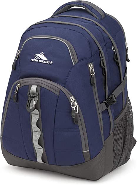 Photo 1 of (TORN SHOULDERSTRAP) High Sierra Access 2.0 Laptop Backpack, True Navy/Mercury, One Size
