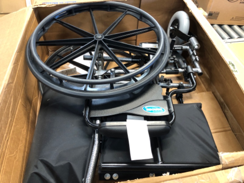 Photo 2 of (MISSING LEG RESTS) Invacare TRSX52FBP Tracer SX5 Wheelchair