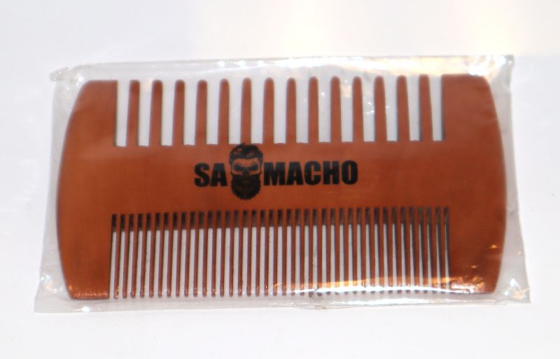 Photo 1 of MACHO DOUBLE SIDED COMB HELPS DISTRIBUTE PRODUCT AND UNTANGLE BEARDS OR NOTTS NEW $20 
