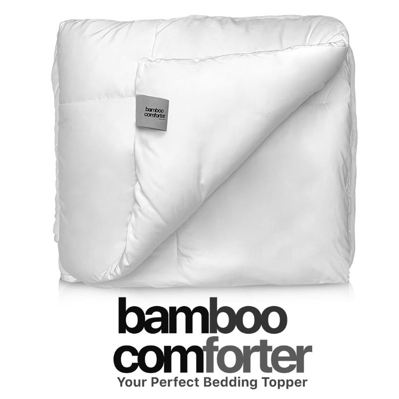 Photo 1 of BED AND BRAND BAMBOO TWIN COMFORTER SILKY SMOOTH FEEL CAN BE USED AS IS OR AS A DUVET COVER INSERT INCLUDES 4 SET OF TIES TO KEEP IN PLACE IF USED INSIDE A DUVET GSM FABRIC TEAR RESISTANT ANTIFUNGAL AND ANTI BACTERIA 5.2 POUNDS NEW $149.95


