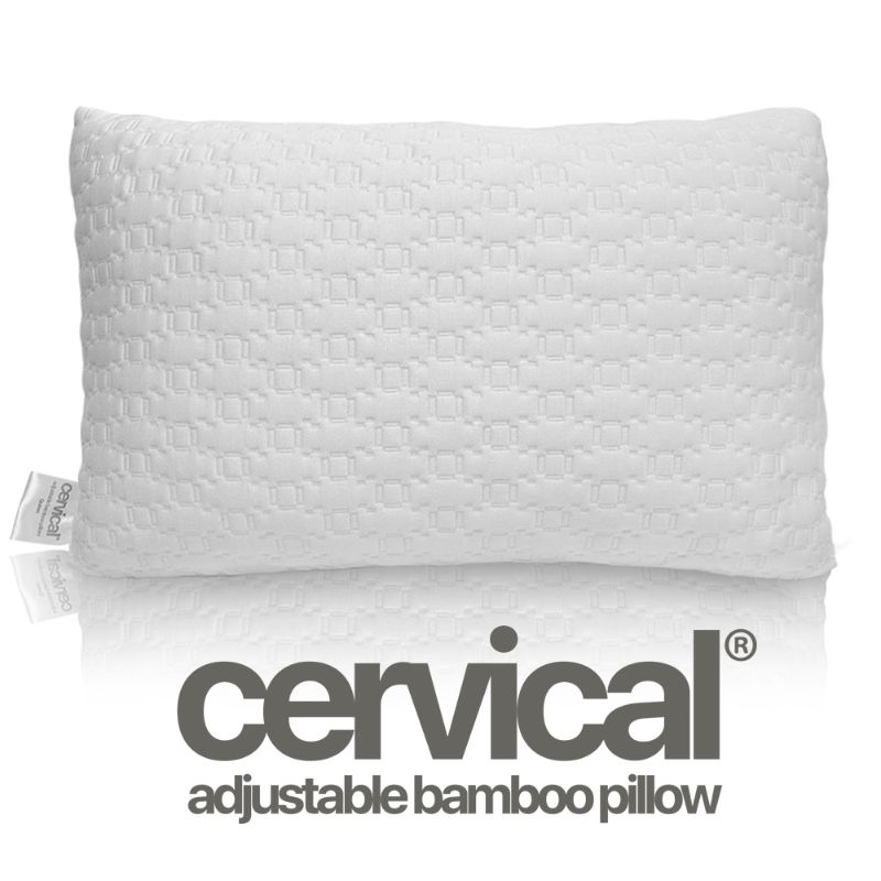 Photo 1 of  CERVICAL BAMBOO PILLOW SHREDDED MEMORY FOAM ALIGNS NECK BACK AND HEAD HYPOALLERGENIC WICKS MOISTURE AND BAD ODORS NEW $195