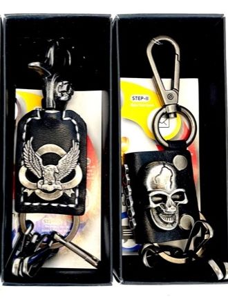 Photo 1 of 2PACK KEYCHAINS SKULL AND EAGLE NEW $18.95