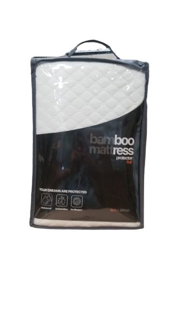 Photo 1 of BAMBOO FULL MATTRESS PROTECTOR HYPOALLERGENIC ANTIBACTERIAL AND BREATHABLE REPELS DUST MITES NEW $199.99
