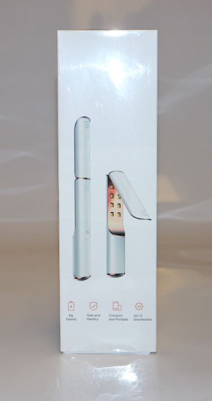 Photo 1 of ADJUSTABLE UV SANITIZING WAND LONG OR SHORT LIGHTWEIGHT DESTROYS 99.9 PERCENT GERMS ULTRAVIOLET DISINFECTION TECH STERILIZATION GRAVITY SENSOR NEW SEALED $199