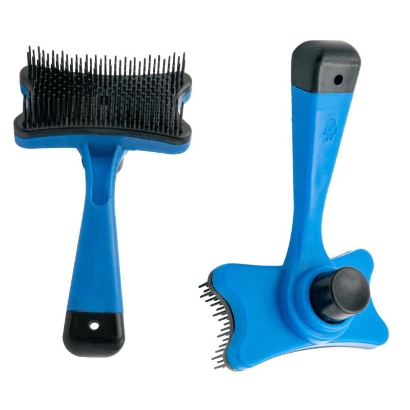 Photo 1 of 2 PACK PET BRUSH WITH RELEASE BUTTON FOR HAIR DISPOSAL NEW $39.98