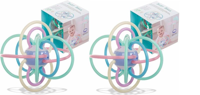 Photo 1 of 2 PACK COLORFUL BABY BALL COMES WITH A BONUS CLIP NEW $35