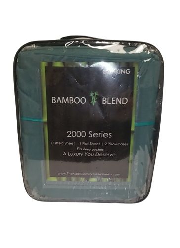 Photo 1 of CALI KING SIZE BAMBOO SHEETS 1 FITTED SHEET 1 FLAT SHEET 2 PILLOWCASES  NEW $199