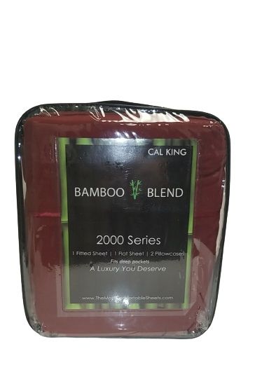 Photo 1 of CALI KING SIZE BAMBOO SHEETS 1 FITTED SHEET 1 FLAT SHEET 2 PILLOWCASES  NEW $199