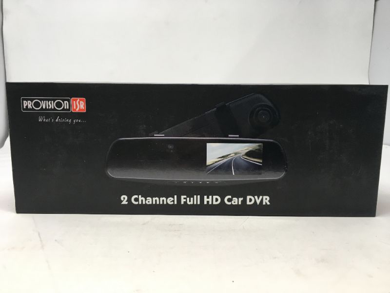 Photo 2 of PROVISION 2 CHANNEL FULL HD CAR DVR PLAYBACK LOOP RECORDING MOTION DETECTOR WIDE ANGLE AND FHD DVR CONDITION UNKNOWN SOLD AS IS $159
