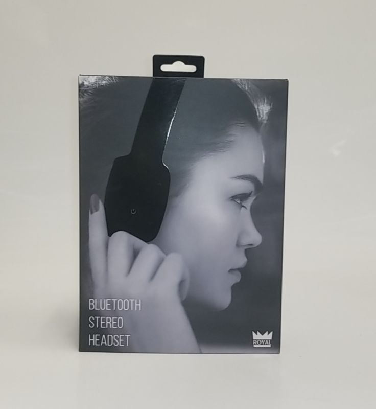 Photo 2 of ROYAL BLUETOOTH CORDLESS HEADPHONE NOISE ISOLATION HANDS-FREE CALLS 2 BLUETOOTH DEVICES CAN BE USED SIMULTANEOUSLY 6-8 HOURS OF LISTENING COLOR BLACK NEW IN BOX $599