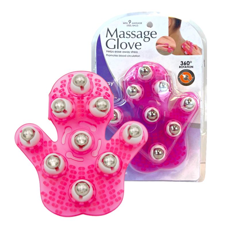 Photo 1 of MASSAGE GLOVE WITH 9 STEEL BALL MASSAGERS RELIVING KNOTS ALL OVER NEW $24.99
