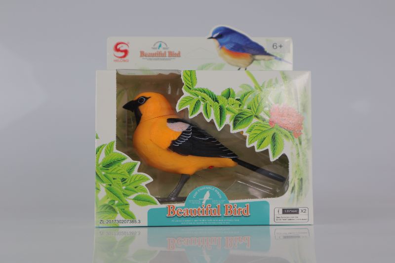 Photo 1 of ALTAMIRA ORIOLE BIRD BEAK NECK AND BODY MOVE AS BIRD CHIRPS SONG CAN USE RECHARGEABLE BATTERIES NEW  $17.99
