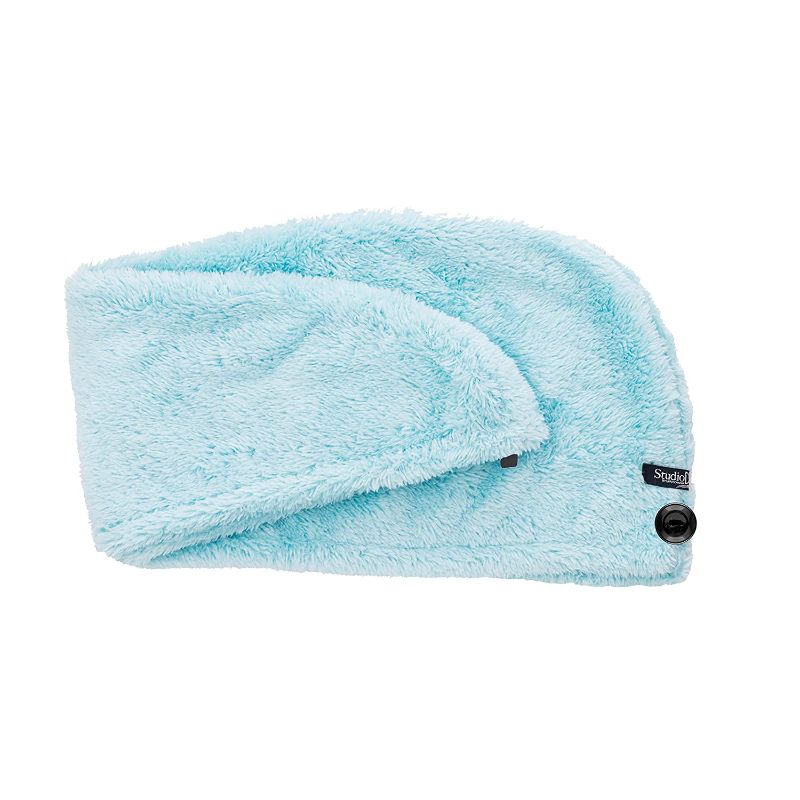 Photo 1 of BLUE MICROFIBER TURBAN WRAP NEW $12.99