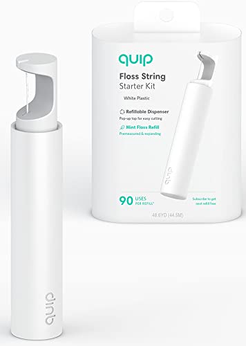 Photo 1 of QUIP FLOSS REFILL DISPENSER COLOR WHITE NEW $18.98