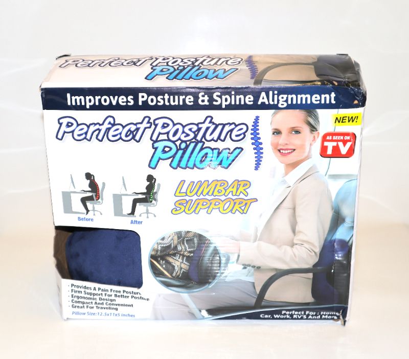 Photo 1 of PERFECT POSTURE PILLOW REALIGNEE YOUR SPINE NEW $ 36.99