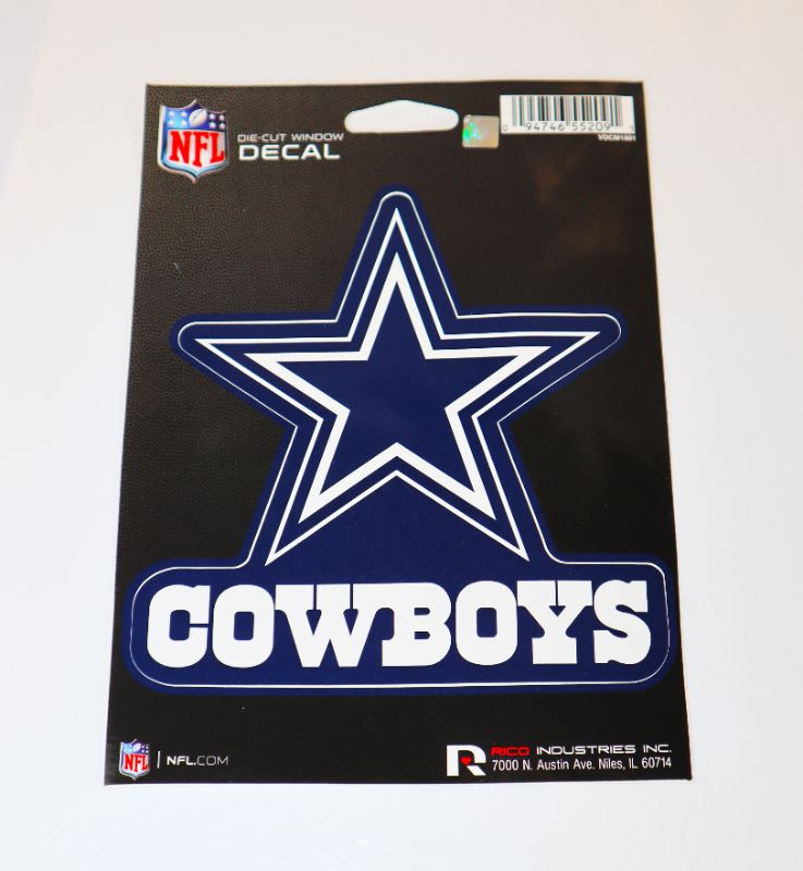 Photo 1 of COWBOYS EMBLEM STICKER NEW $12.76