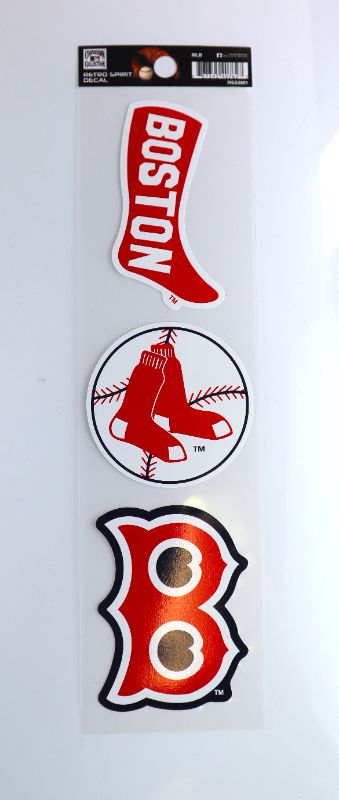 Photo 1 of BOSTON RED SOX 3 SET STICKERS NEW $10.99