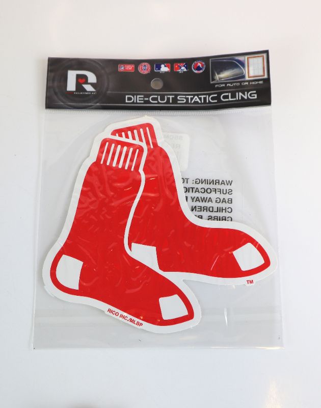 Photo 1 of BOSTON RED SOCKS STATIC CLING NEW $ 13.02