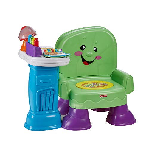 Photo 1 of Fisher-Price Laugh & Learn Song & Story Learning Chair, Interactive Musical Toddler Toy with 3 Ways to Play [Amazon Exclusive] , Green
