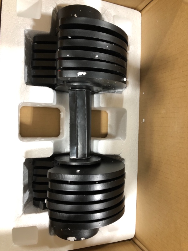 Photo 2 of Ativafit Adjustable Dumbbell Weights Fitness Dial Dumbbell 27.5/44/55/71.5 Lbs for Home Gym Set
