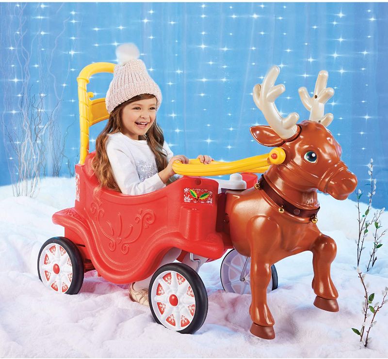 Photo 1 of Little Tikes Reindeer Carriage Festive Holiday Ride-On
