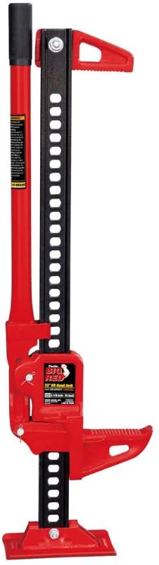 Photo 1 of BIG RED TRA8335 Torin 33" Ratcheting Off Road Utility Farm Jack, 3 Ton (6,000 lb) Capacity, Red
