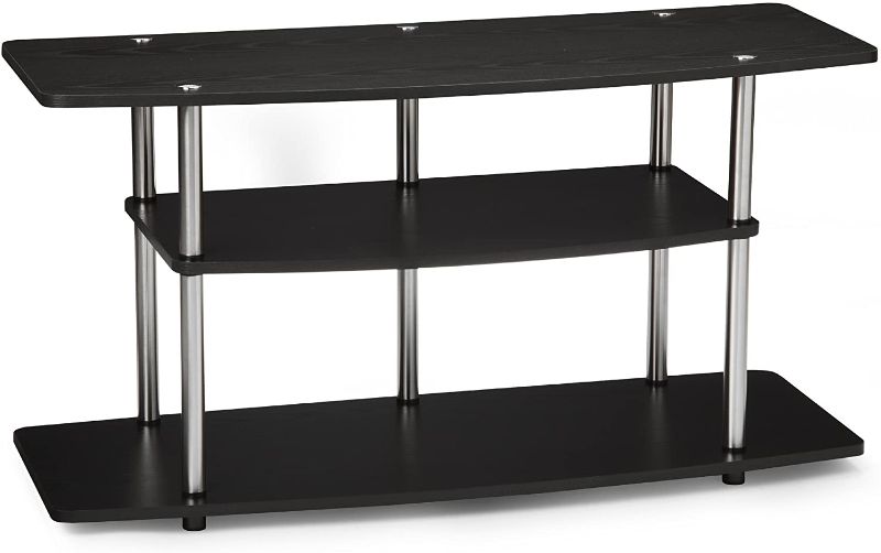 Photo 1 of Convenience Concepts Designs2Go 3-Tier Wide TV Stand, Black