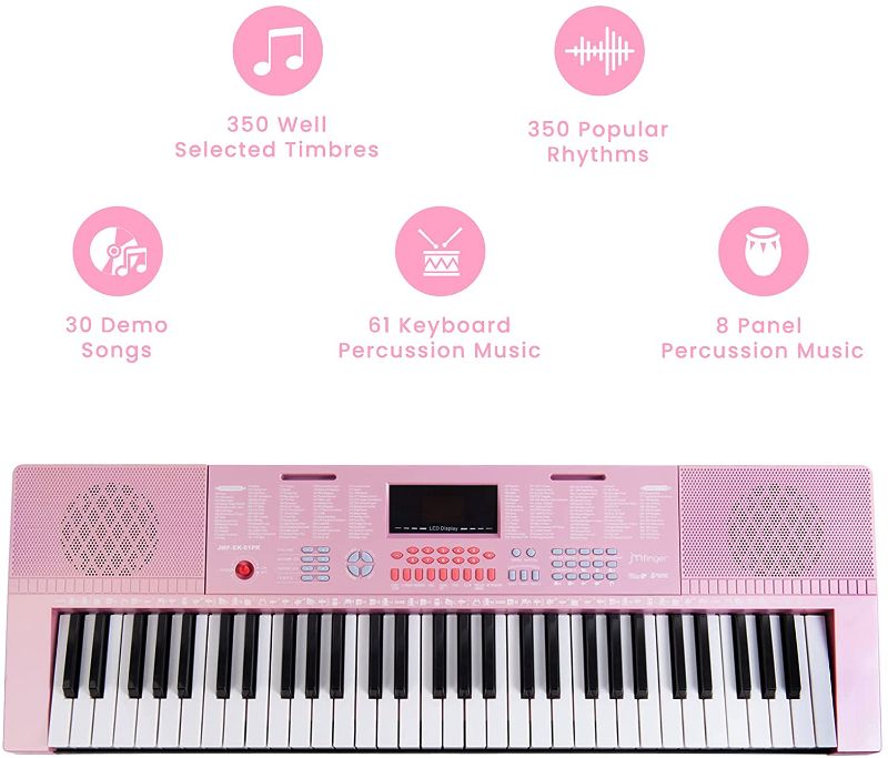 Photo 1 of JMFinger 61 Electronic Portable Digital Piano Keyboard for Beginners Kids 