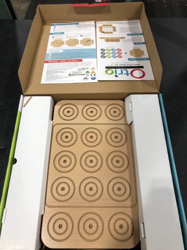 Photo 2 of Otrio Wood Strategy-Based Board Game for Adults, Families and Kids Ages 8 & up
