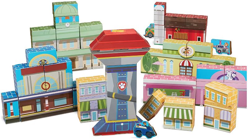 Photo 1 of Melissa & Doug PAW Patrol Jumbo Cardboard Blocks (41 Pieces)
