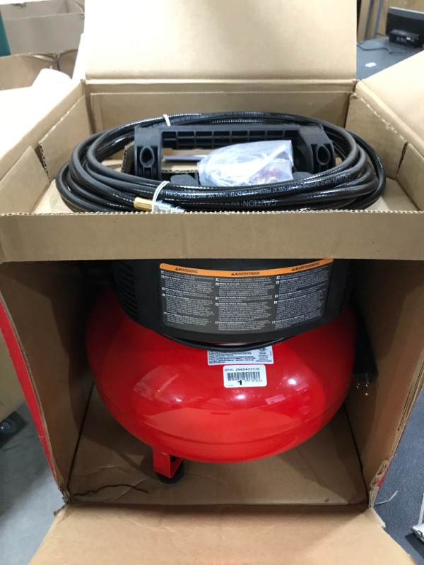 Photo 2 of CRAFTSMAN Air Compressor, 6 Gallon, Pancake, Oil-Free with 13 Piece Accessory Kit (CMEC6150K)